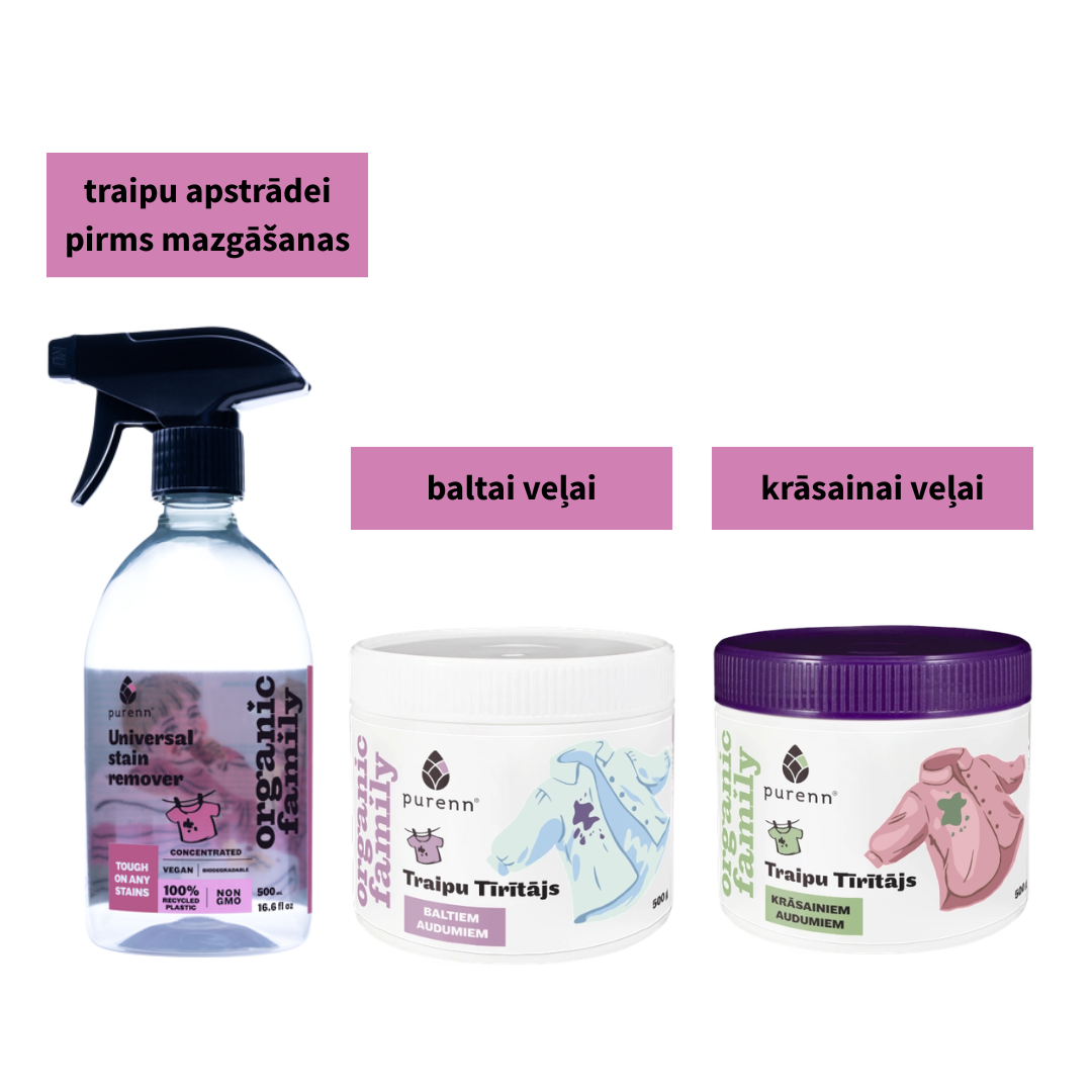 Komplekts "Veļas traipu tīrīšanai"