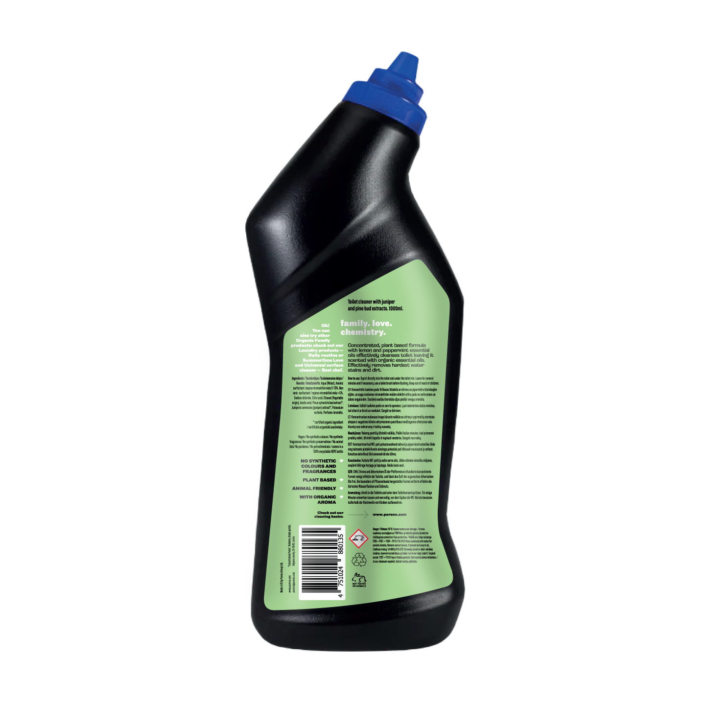 Tīrīšanas līdzeklis podam ar citronu un piparmētru 1000ml