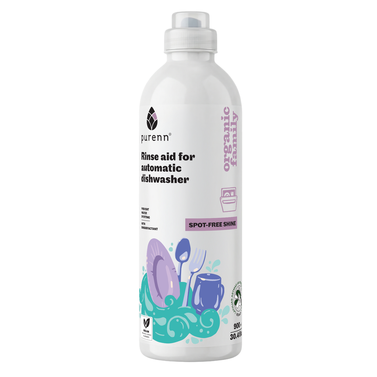 Rinse aid for automatic dishwasher