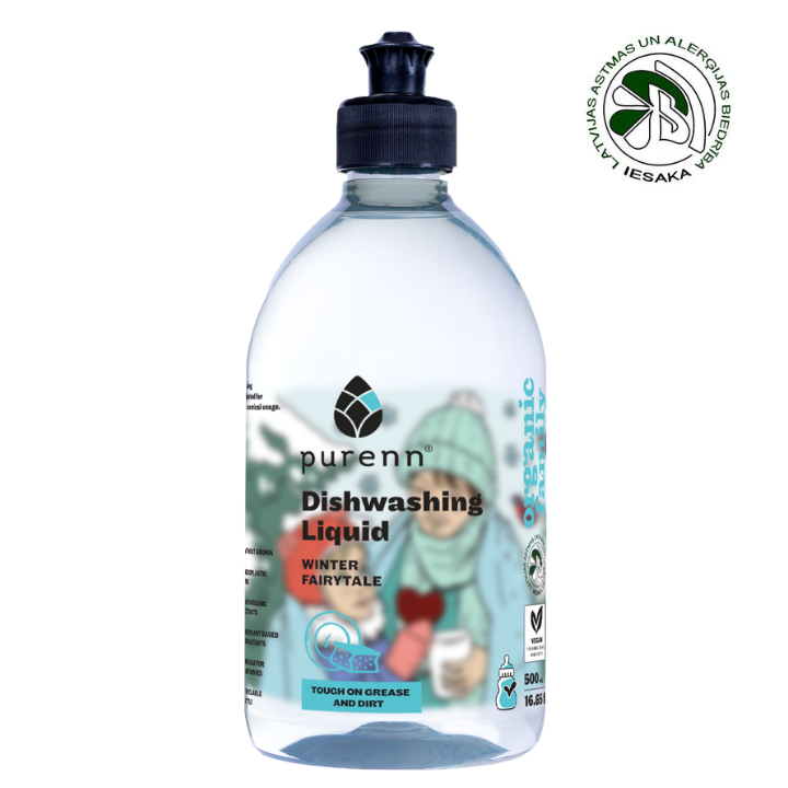 Trauku mazgāšanas līdzeklis bez aromāta WINTER FAIRYTALE. Sensitive 500ml