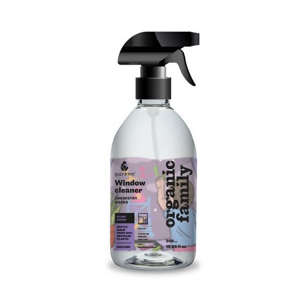 Window and glass cleaner with delicate lavender. Chemistry hack. 500ml.