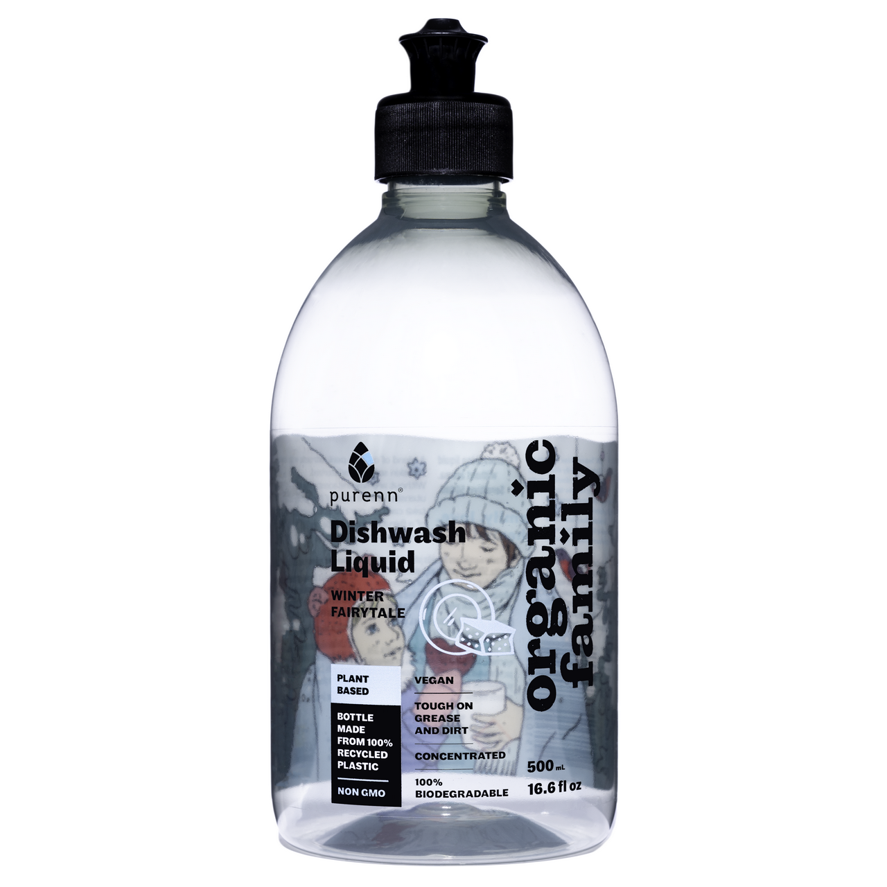 Trauku mazgāšanas līdzeklis bez aromāta WINTER FAIRYTALE. Sensitive 500ml